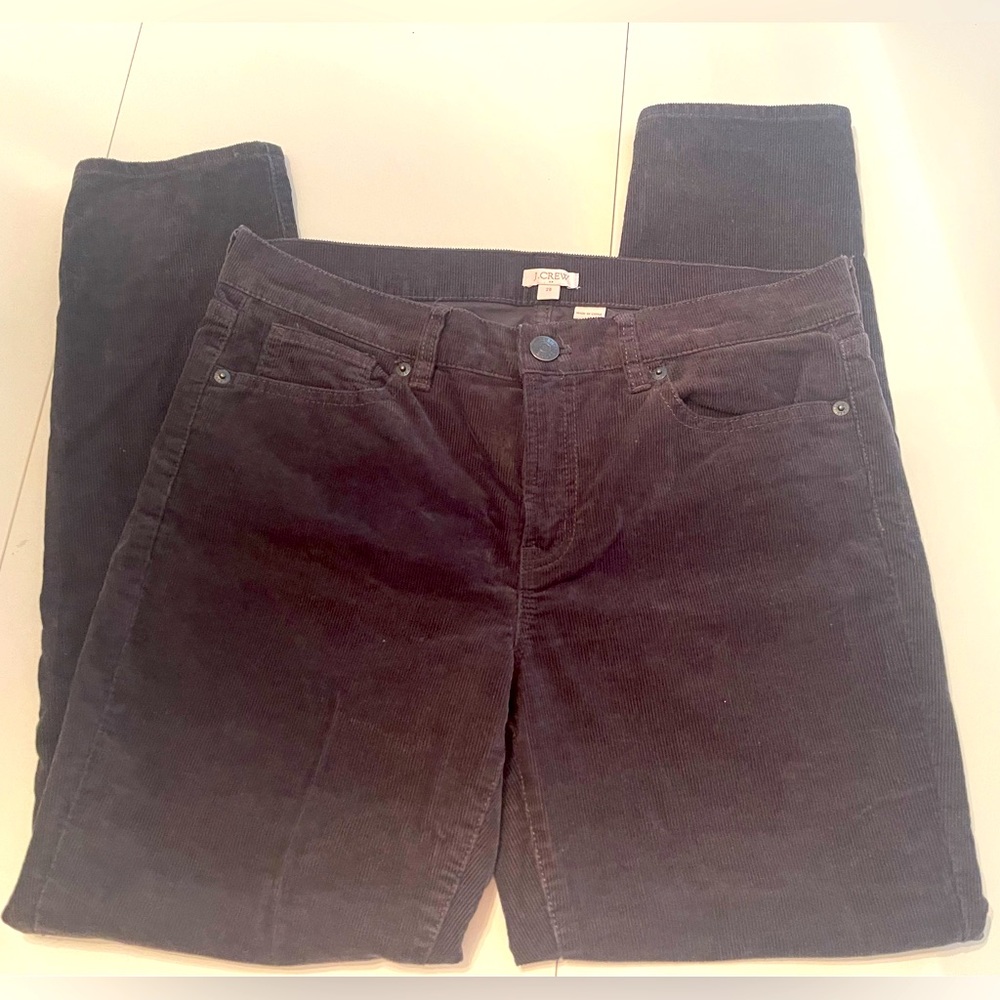 J Crew Black Corduroy Pants